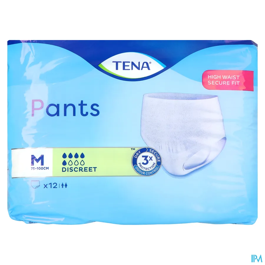 packshot van TENA Pants Discreet M - 12 stuks