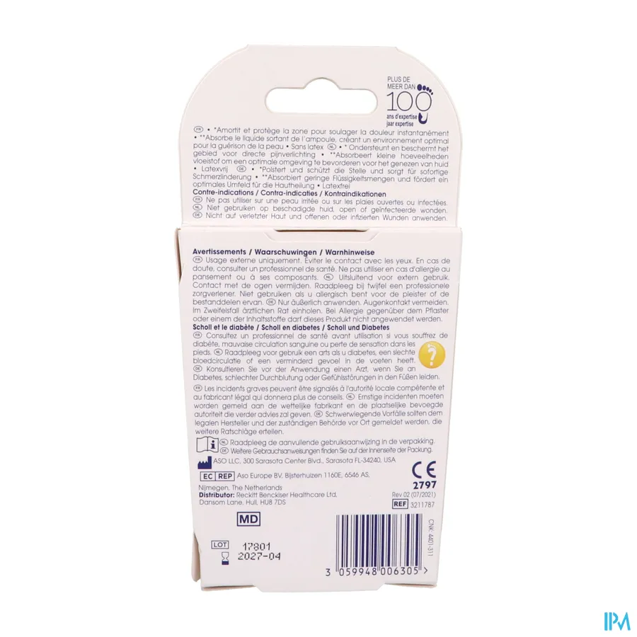 packshot van Scholl Blarenpleister Set 5 stuks