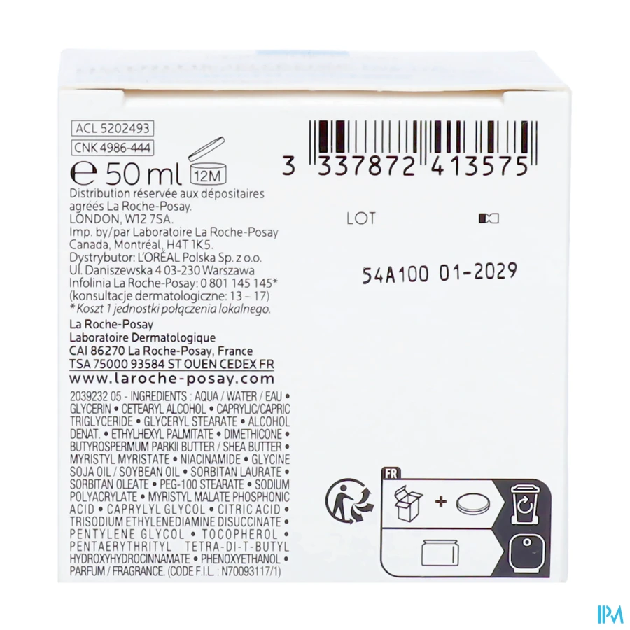 packshot van La Roche-Posay Nutritic Intense Riche 50ml