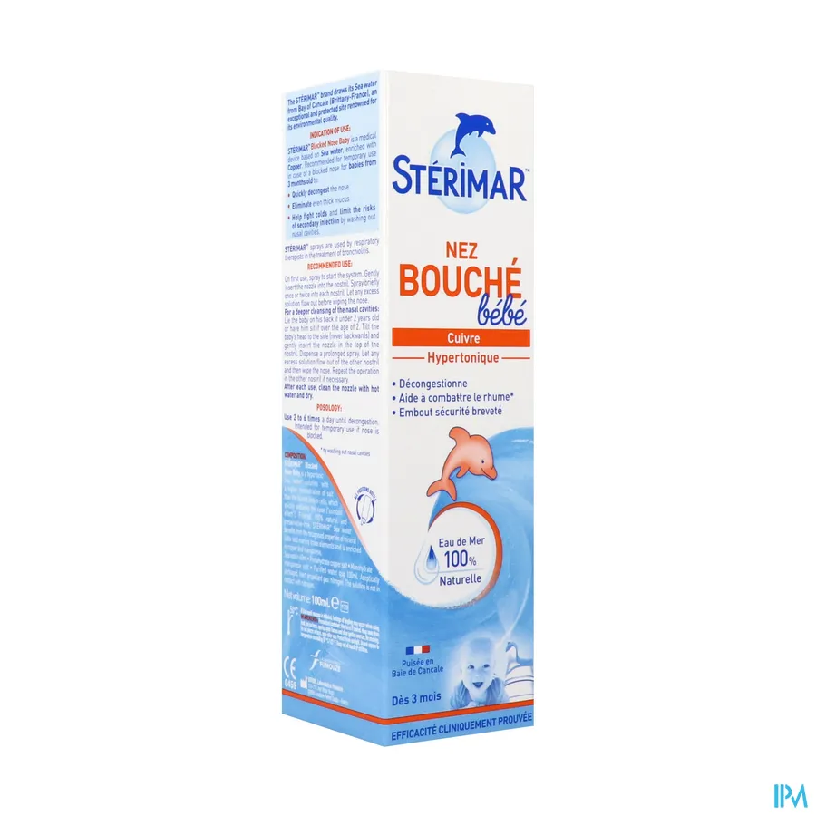packshot van Sterimar Baby Hypertone Neusspray