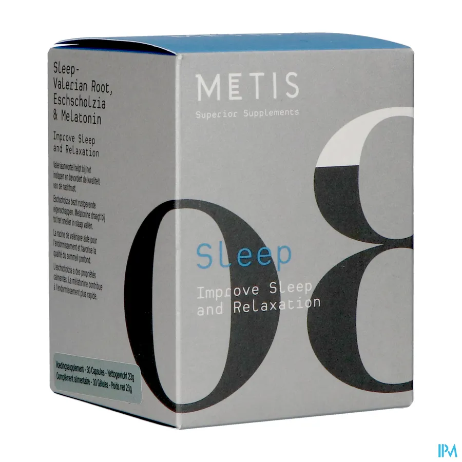 packshot van Metis Sleep 08 Start Caps 30