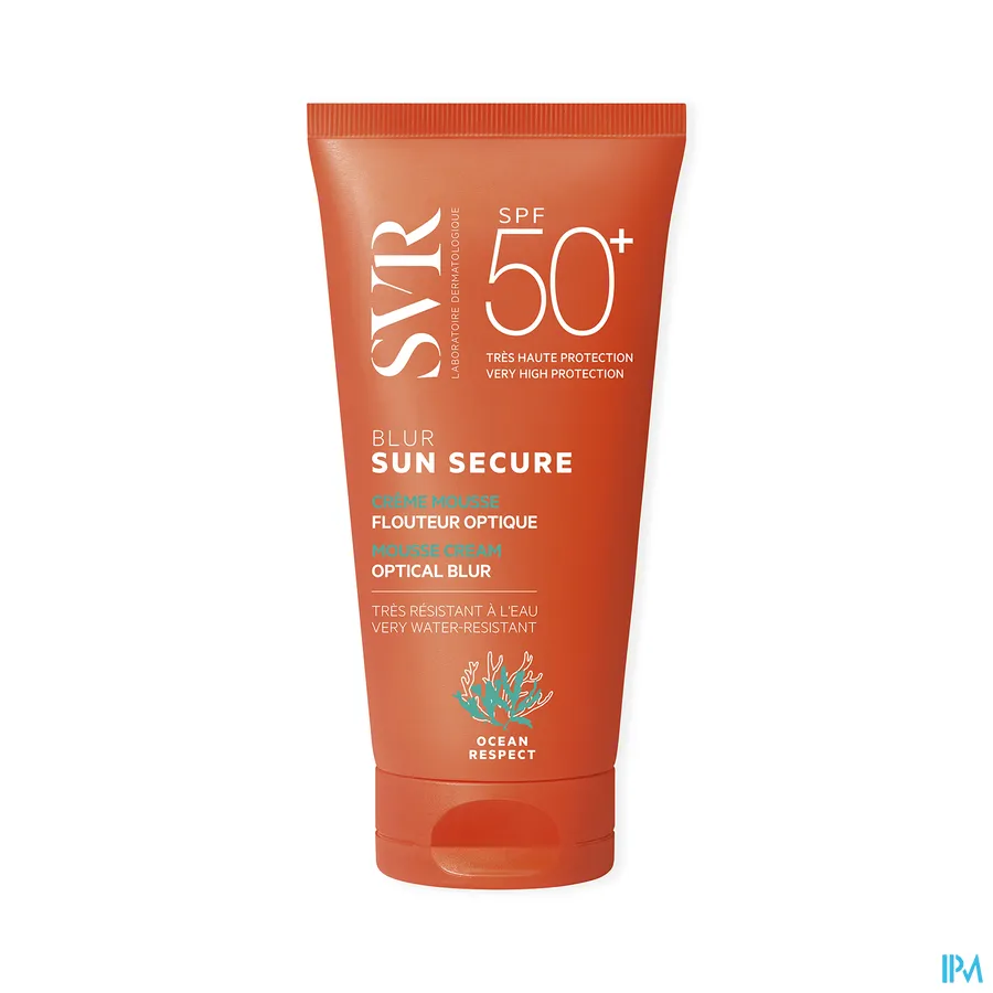 productshot van SVR Sun Secure Blur SPF 50+ 50 ml - zonder parfum