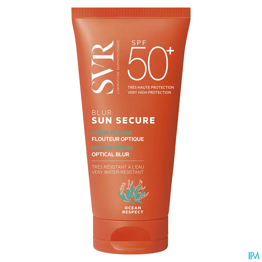 productshot van SVR Sun Secure Blur SPF 50+ 50 ml - zonder parfum