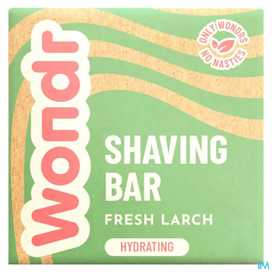 packshot van WONDR Shaving Bar Fresh Larch 85 g
