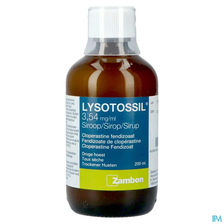 productshot van Lysotossil Siroop 200ml