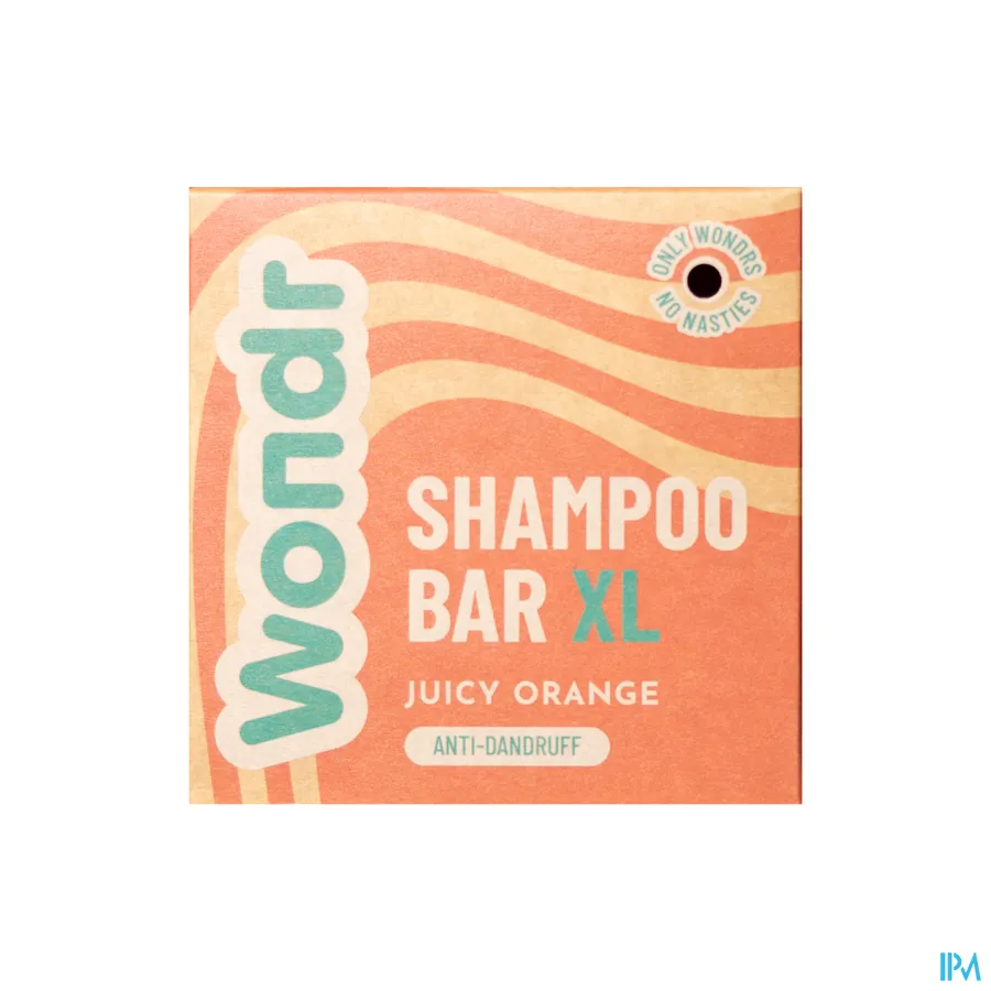 packshot van WONDR XL Shampoo Bar Juicy Orange 1 stuk
