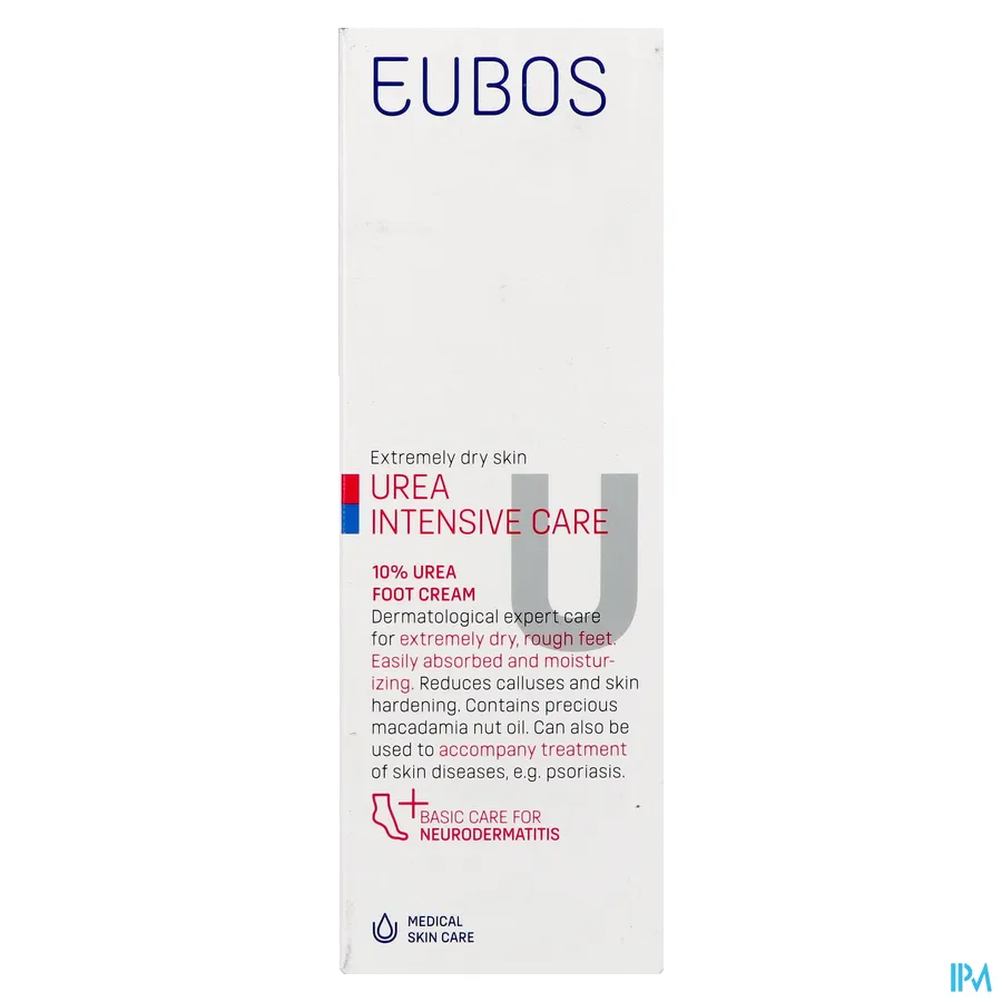 packshot van Eubos Voetcrème 10% Urea