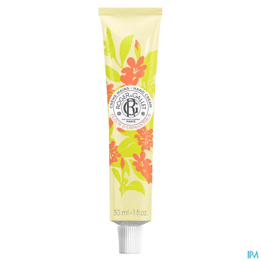 packshot van Roger & Gallet Weldadige Handcrème 30 ml Fleur d'Osmanthus