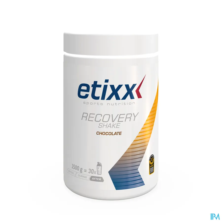 packshot van Etixx Recovery Shake Chocoladesmaak 1,5 kg