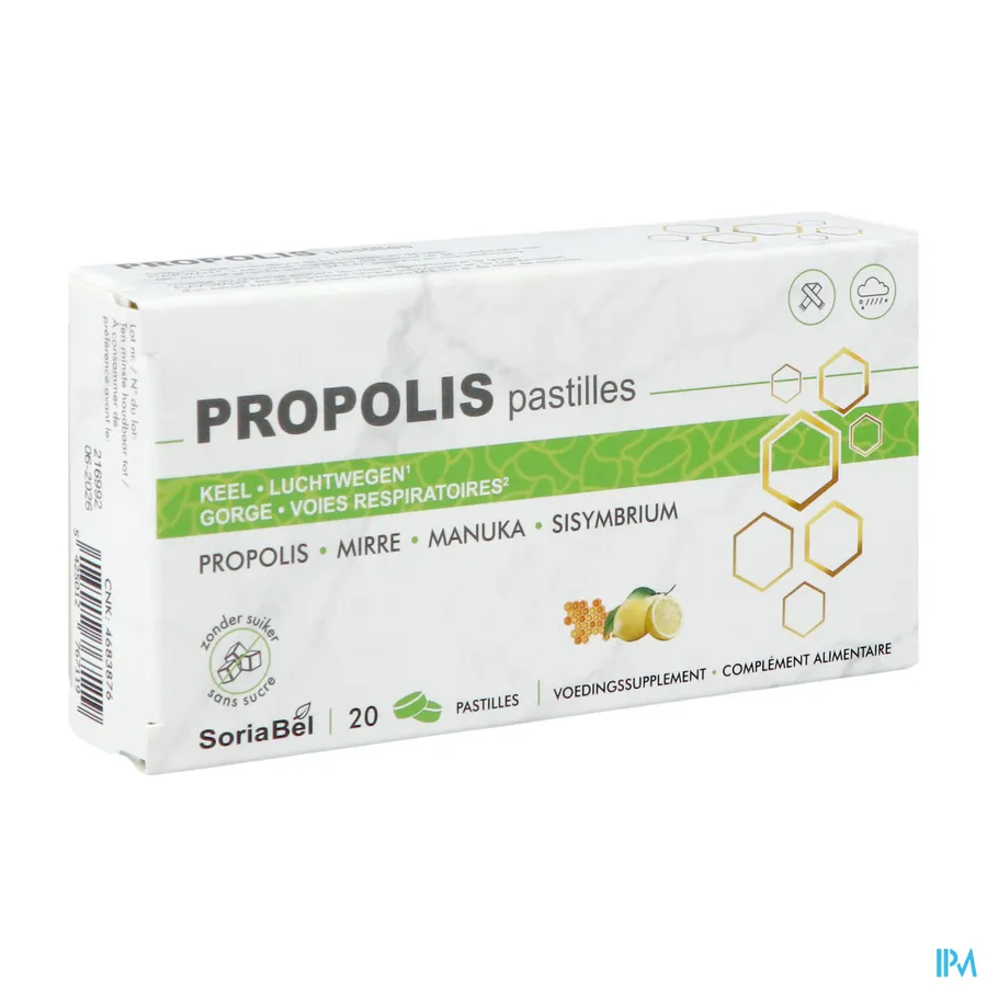 packshot van Soria Propolis Past 20