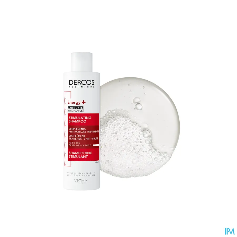 productshot van Vichy Dercos Energy+ Stimulerende Shampoo 200 ml