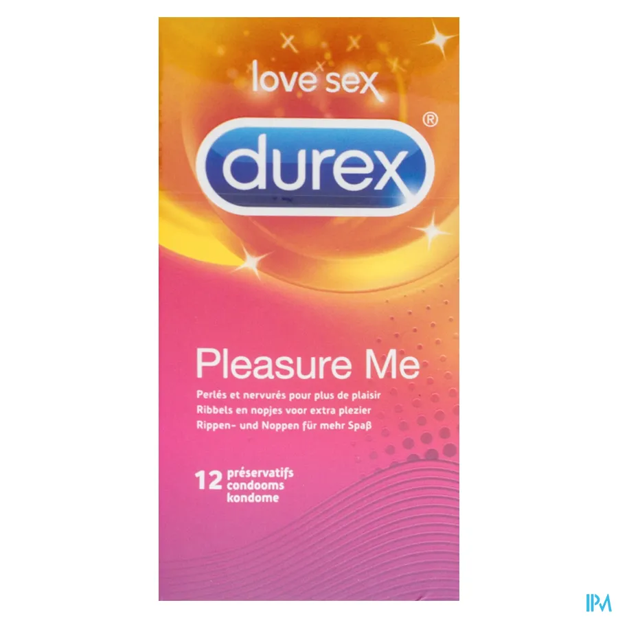 packshot van Durex Pleasure me 12 stuks