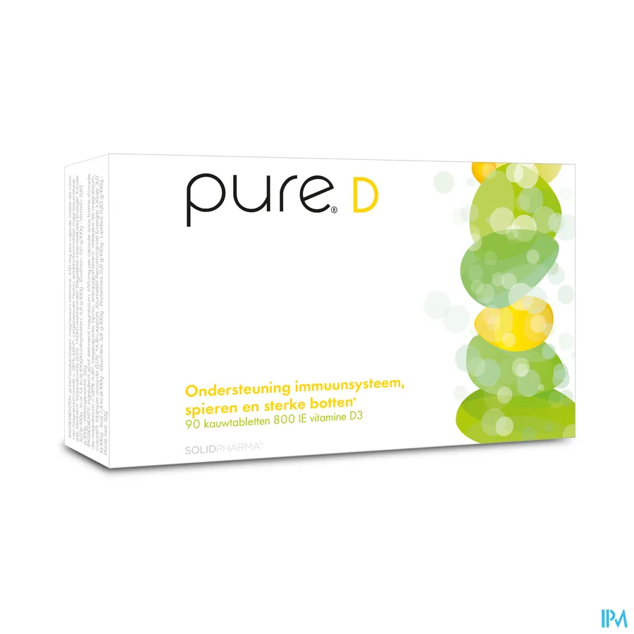 packshot van Pure D 90 Kauwtabletten