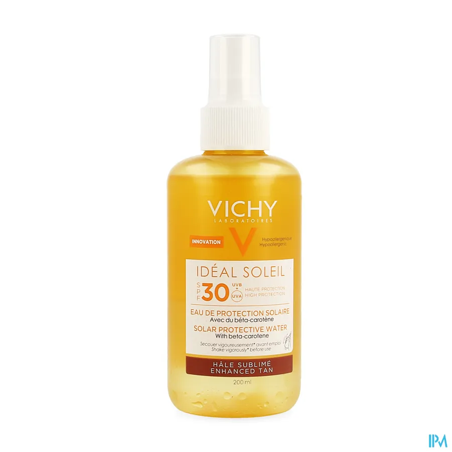 packshot van Vichy Capital Soleil Zonbeschermend Water Optimale Bruine Teint SPF30 200 ml
