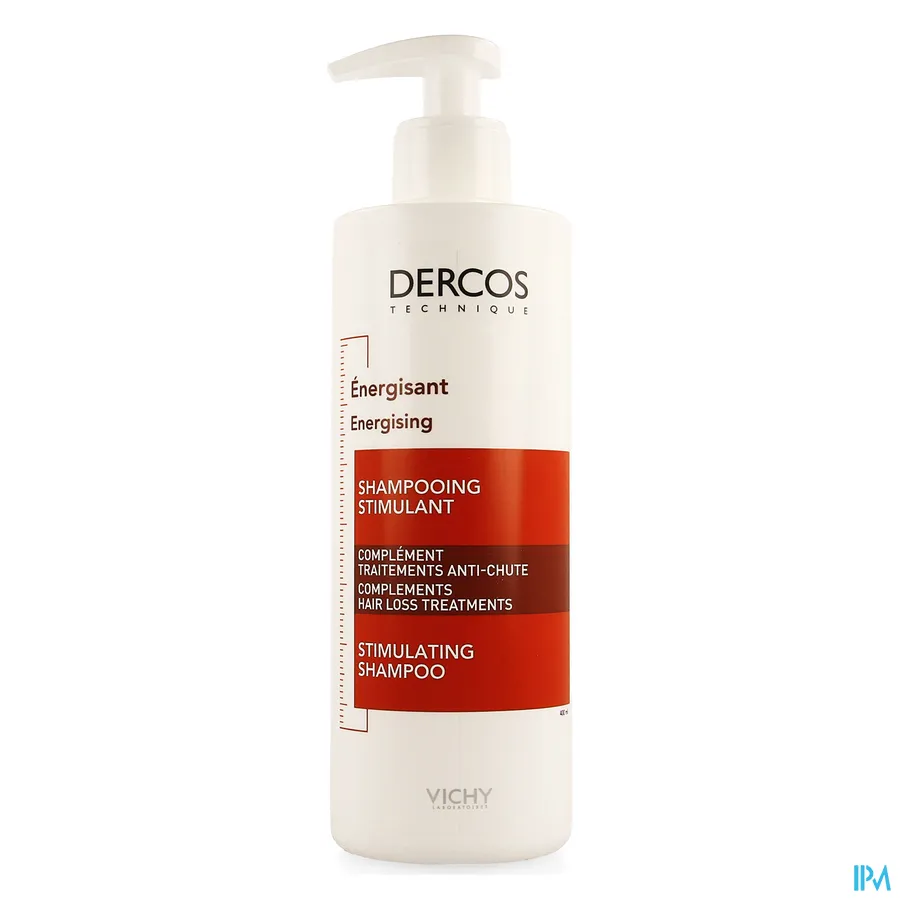 packshot van Vichy Dercos Energie Shampoo bij Haaruitval voor Sterker en Vitaler Haar 400 ml