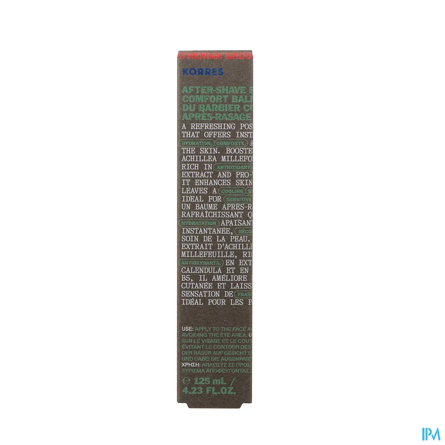 packshot van Korres Km Achillea Aftershave Balm 125ml