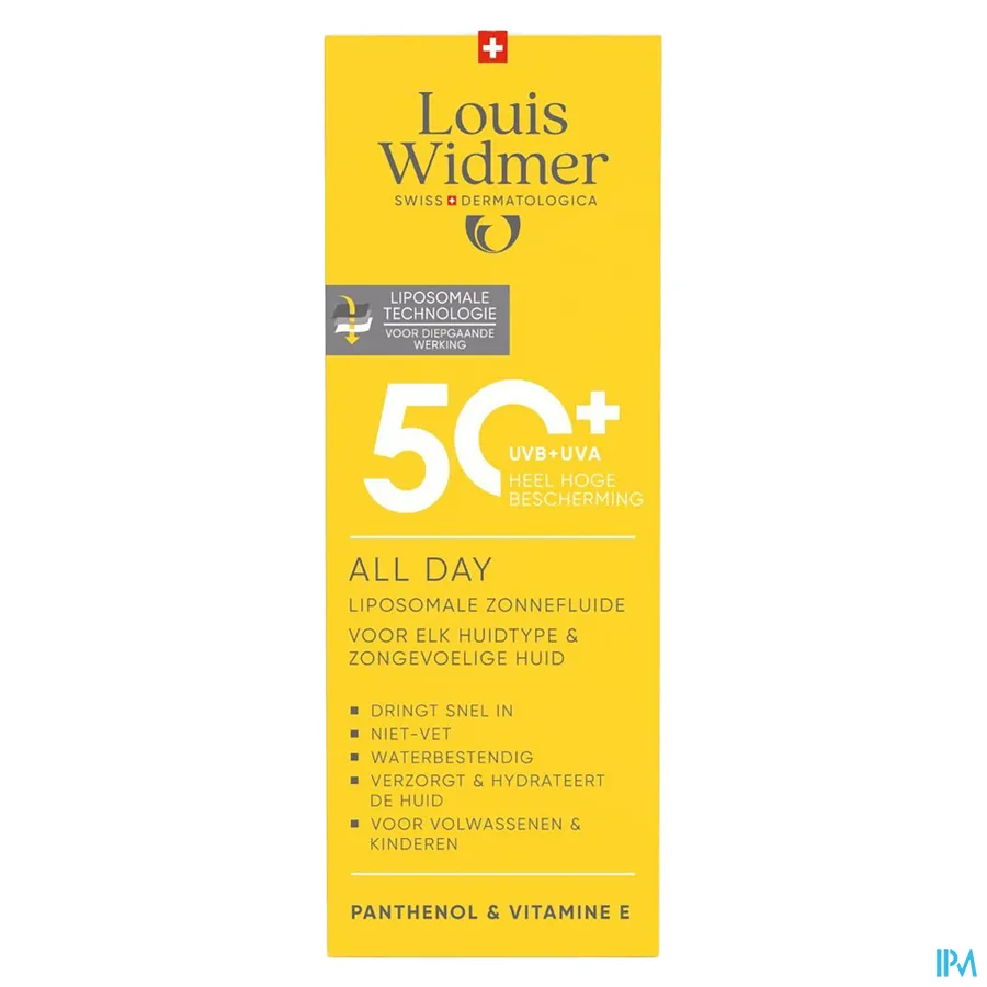 packshot van Widmer All Day 50+ 100 ml