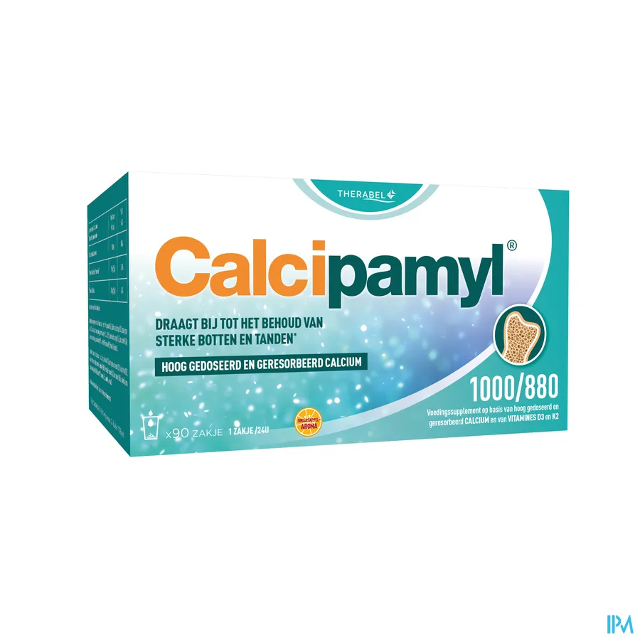 packshot van Therabel Calcipamyl 90 sticks