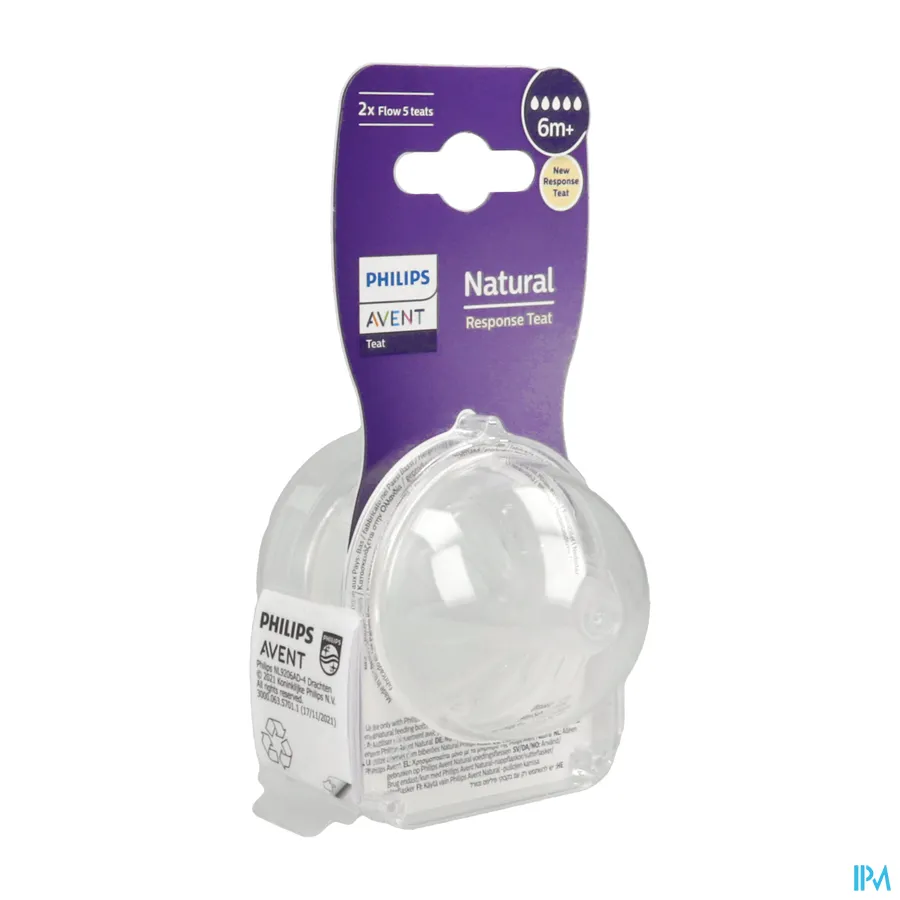 packshot van Philips Avent Natural 3.0 Zuigspeen 6m+ T5 1