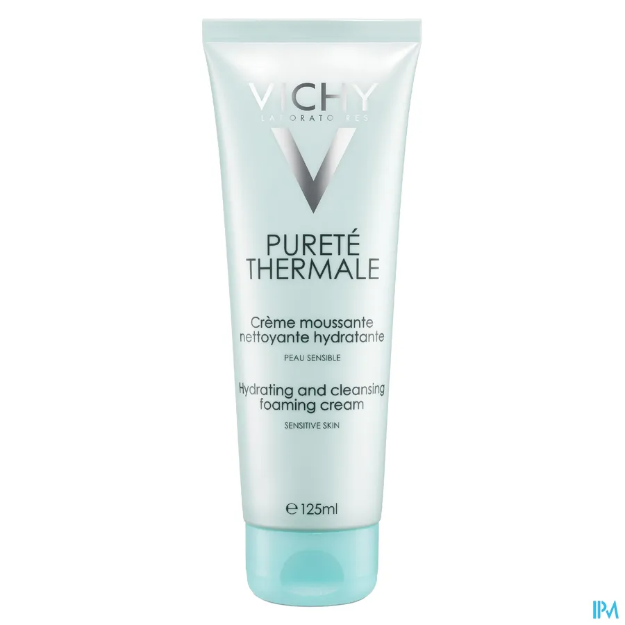 packshot van Vichy Pureté Thermale Hydraterende en Schuimende Reinigingscrème 125 ml