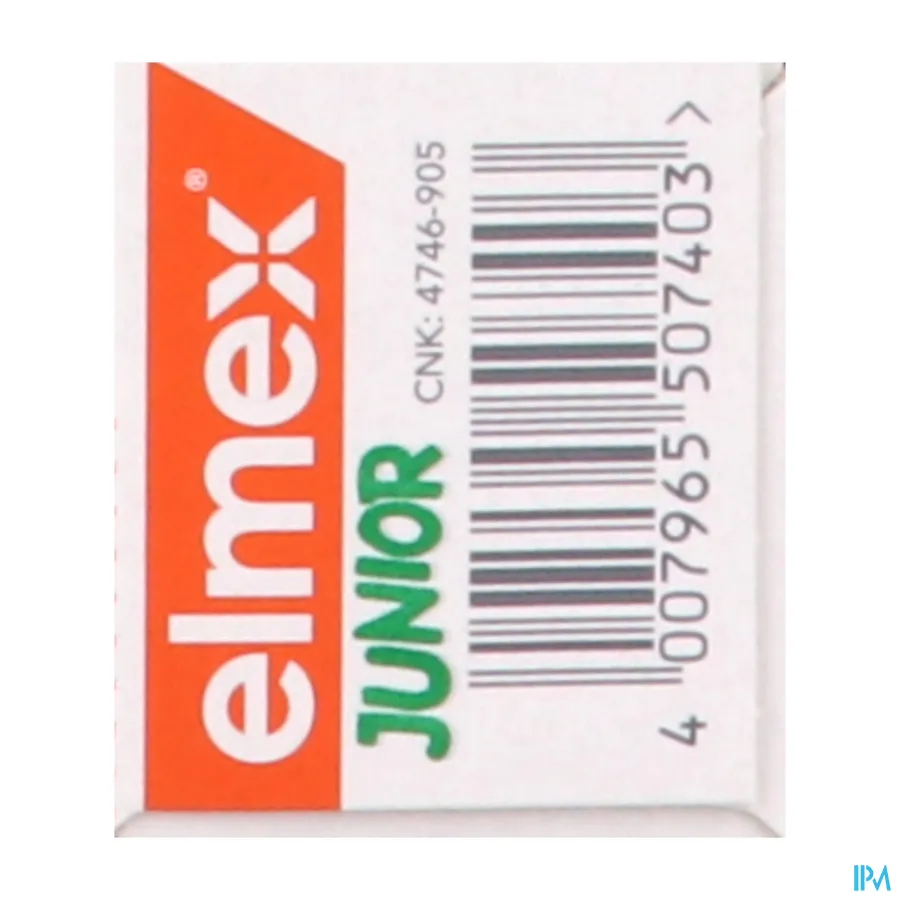 packshot van Elmex Junior 6-12 Jaar Tandpasta 75 ml