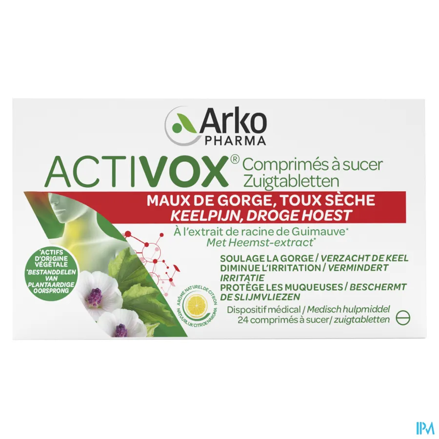 packshot van Arkopharma Activox Zuigtabletten 24 zuigtabletten