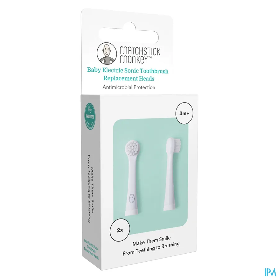 packshot van Matchstick Monkey Opzetborstel Sonic Tandenborstel