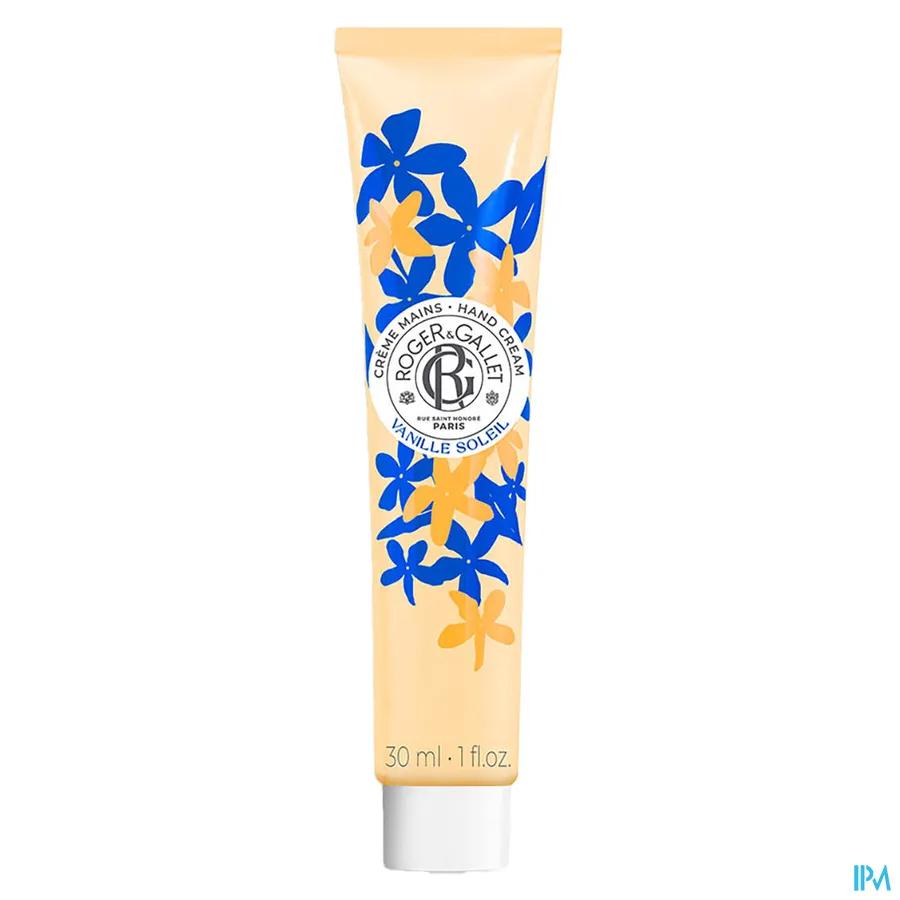 packshot van Roger & Gallet Weldadige Handcrème 30 ml Vanille Soleil