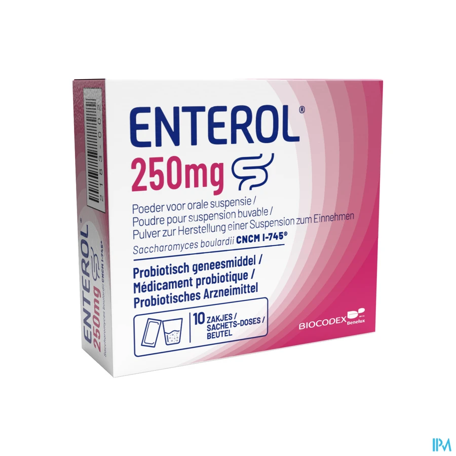 packshot van Enterol 10 Zakjes