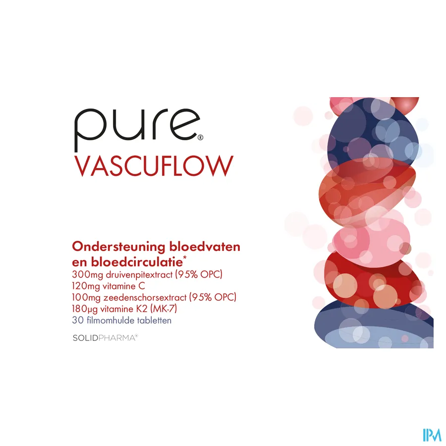 packshot van Pure Vascuflow 30 tabletten