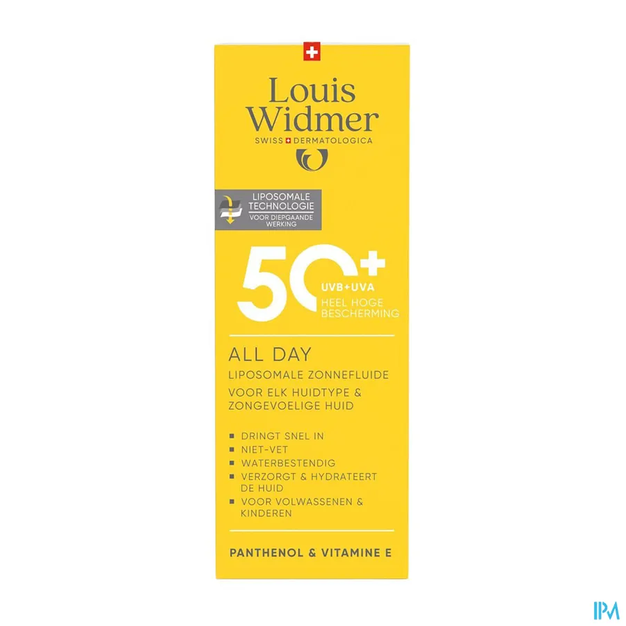 packshot van Widmer All Day 50+ 100 ml