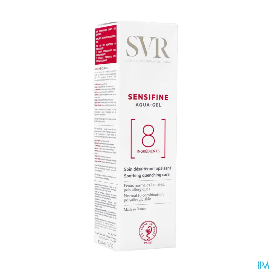 packshot van SVR Sensifine Aqua Gel 40 ml