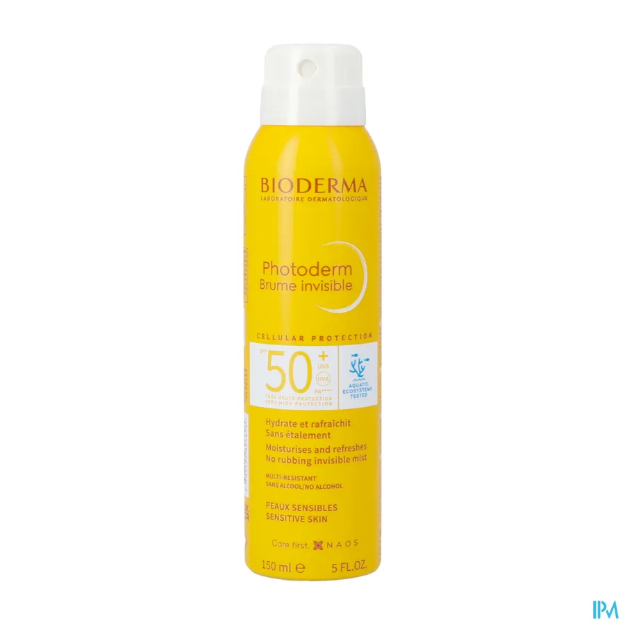 packshot van Bioderma Photoderm Brume Invisible SPF50+ 150 ml