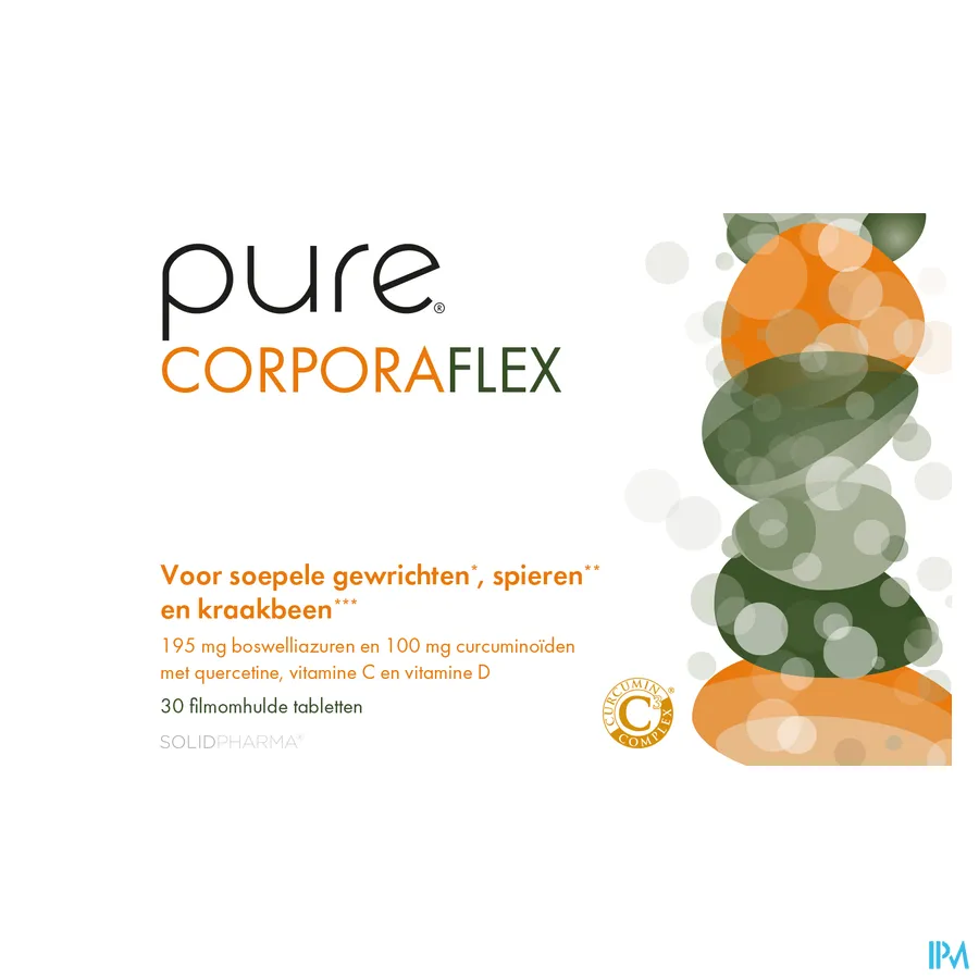 packshot van Pure Corporaflex 30 tabletten