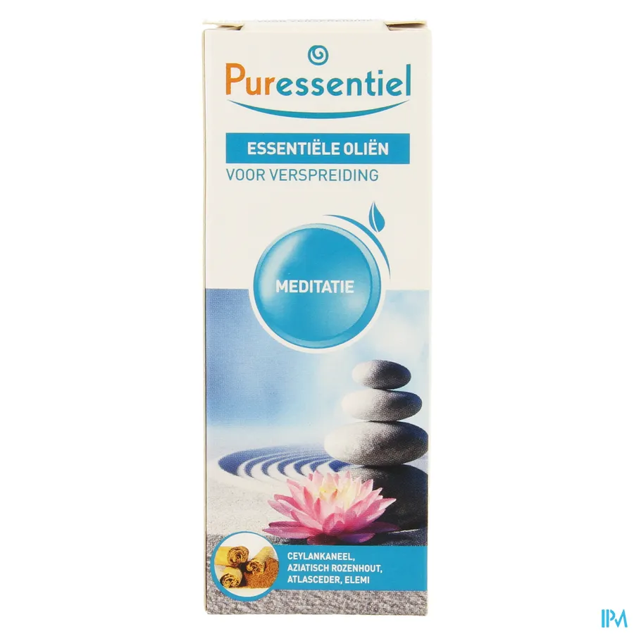 packshot van Puressentiel Zuiverend Verstuiving Meditatie Olie 30 ml