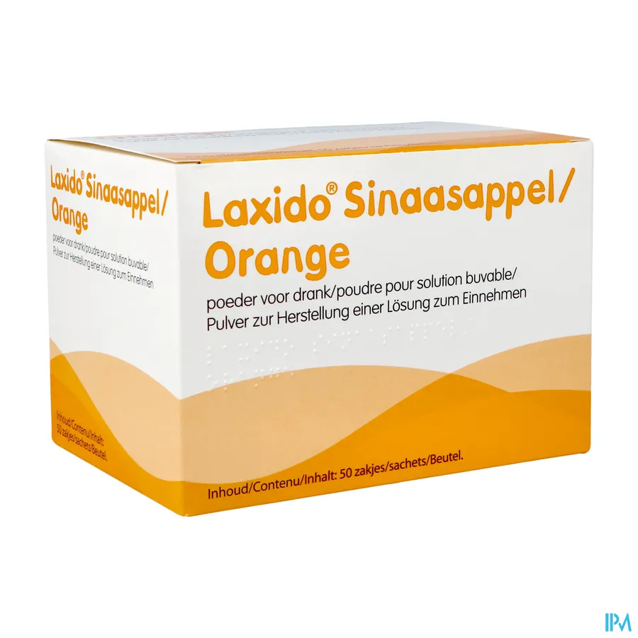 packshot van Laxido Sinaas 50 zakjes