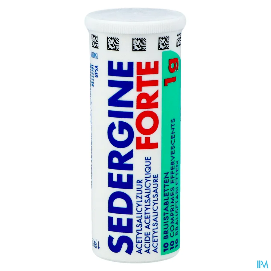 packshot van Sedergine Forte Bruis 1gr 20 bruistabletten