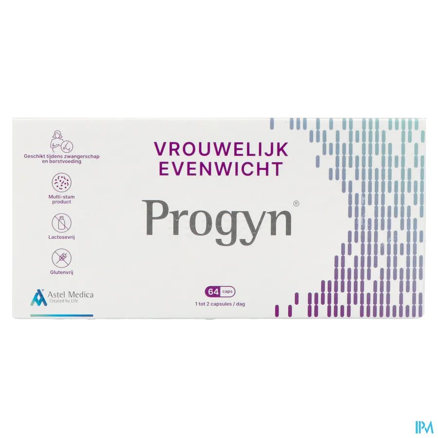 packshot van Progyn 64 capsules