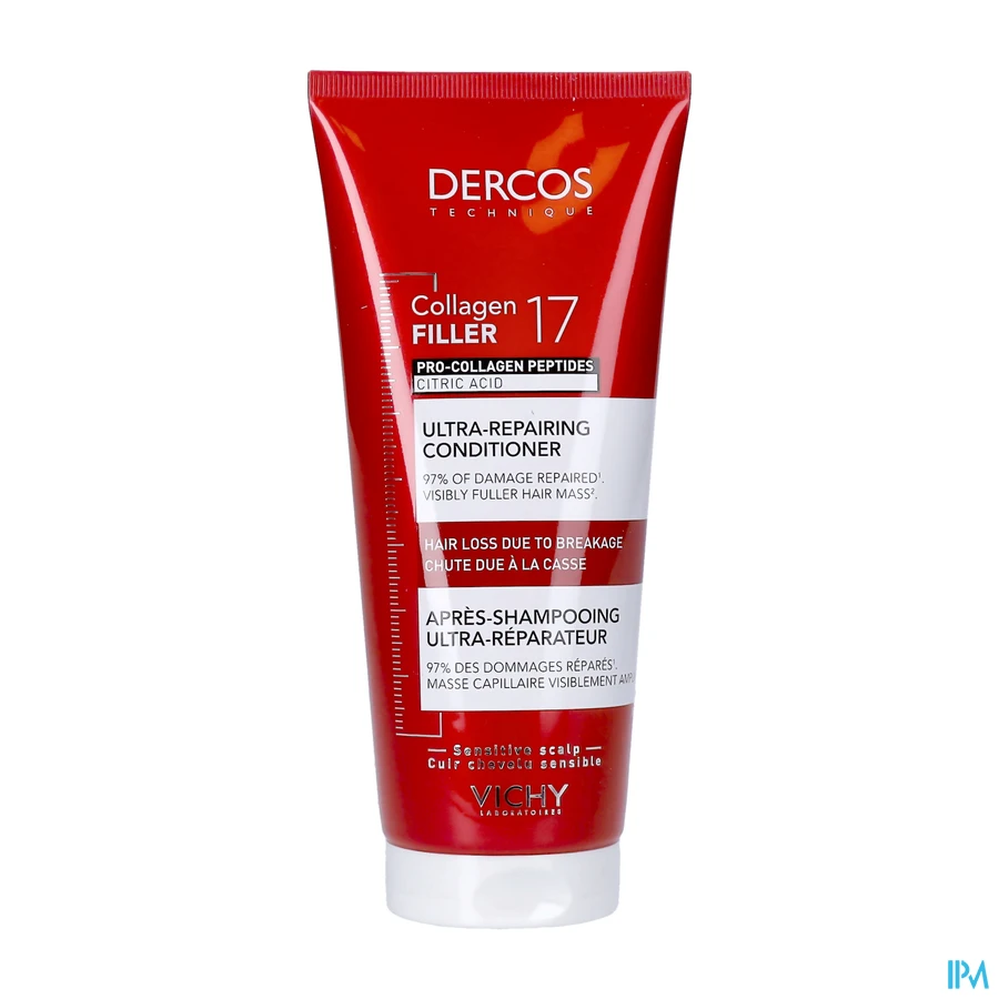 packshot van Vichy Dercos Collagen 17 Filler Ultraherstellende Conditioner 200 ml