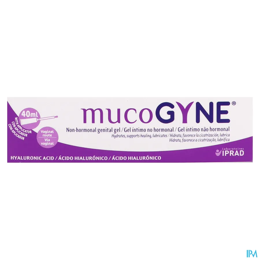 packshot van Mucogyne Niet-Hormonale Intieme Gel 40 ml