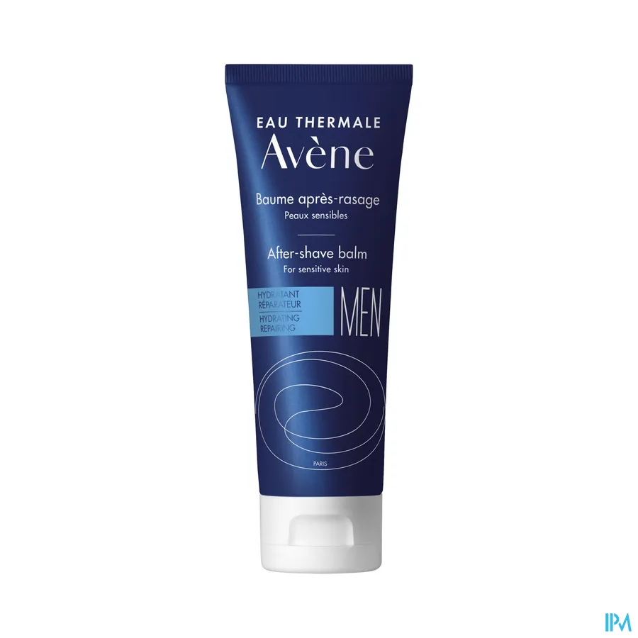 productshot van Avène Men Aftershave Balsem voor Droge Gevoelige Huid Tube 75 ml