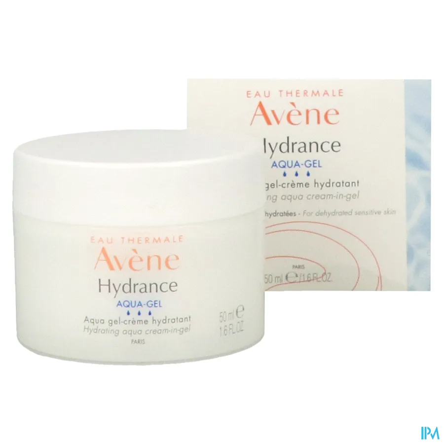 packshot van Avène Hydrance Hydraterende Aqua Gel-Crème 50 ml