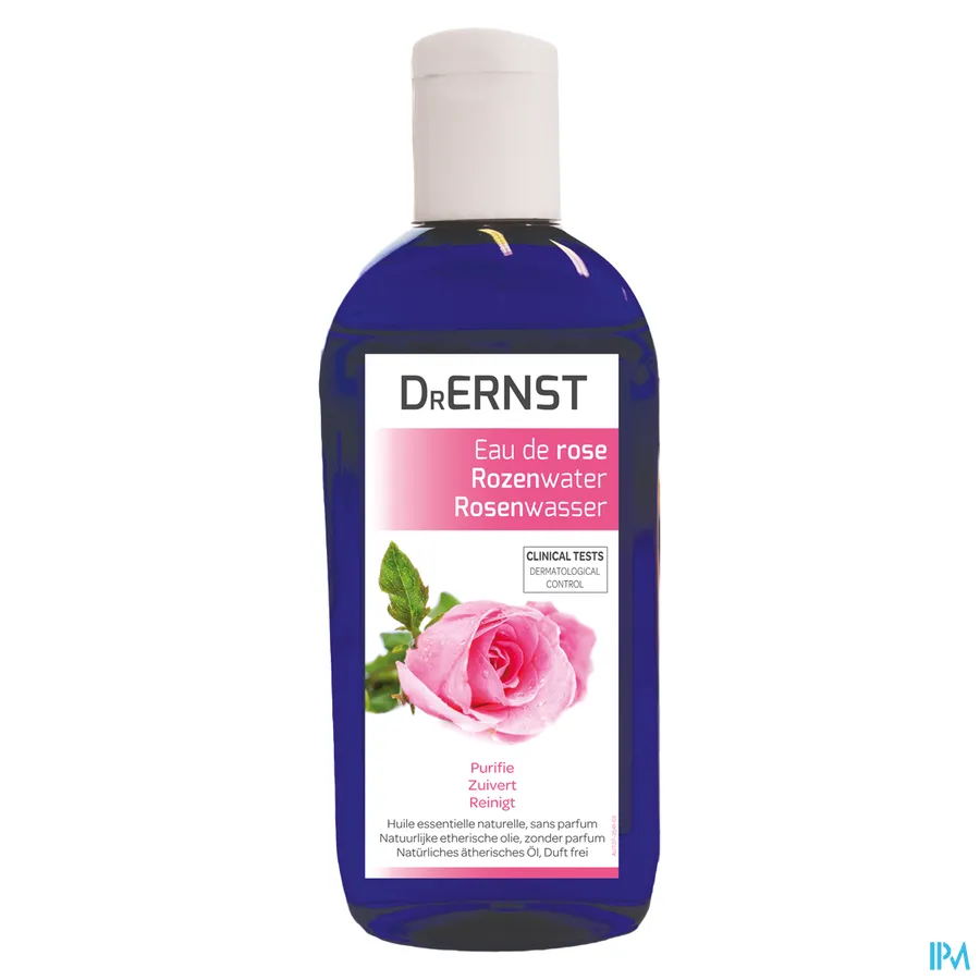 packshot van Dr Ernst Reinigend Rozenwater met Natuurlijke Etherische Olie, Zonder Parfum 200 ml
