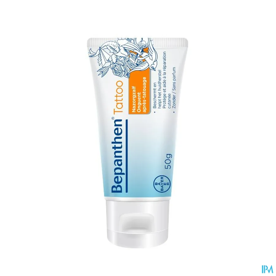 productshot van Bepanthen Tattoo Nazorgzalf 50 g