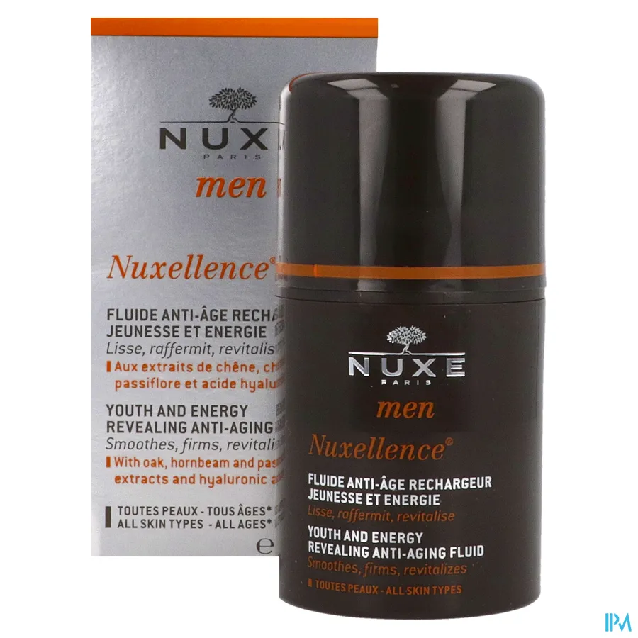packshot van Nuxe Men Nuxellence Anti-Ageing Fluide 50 ml