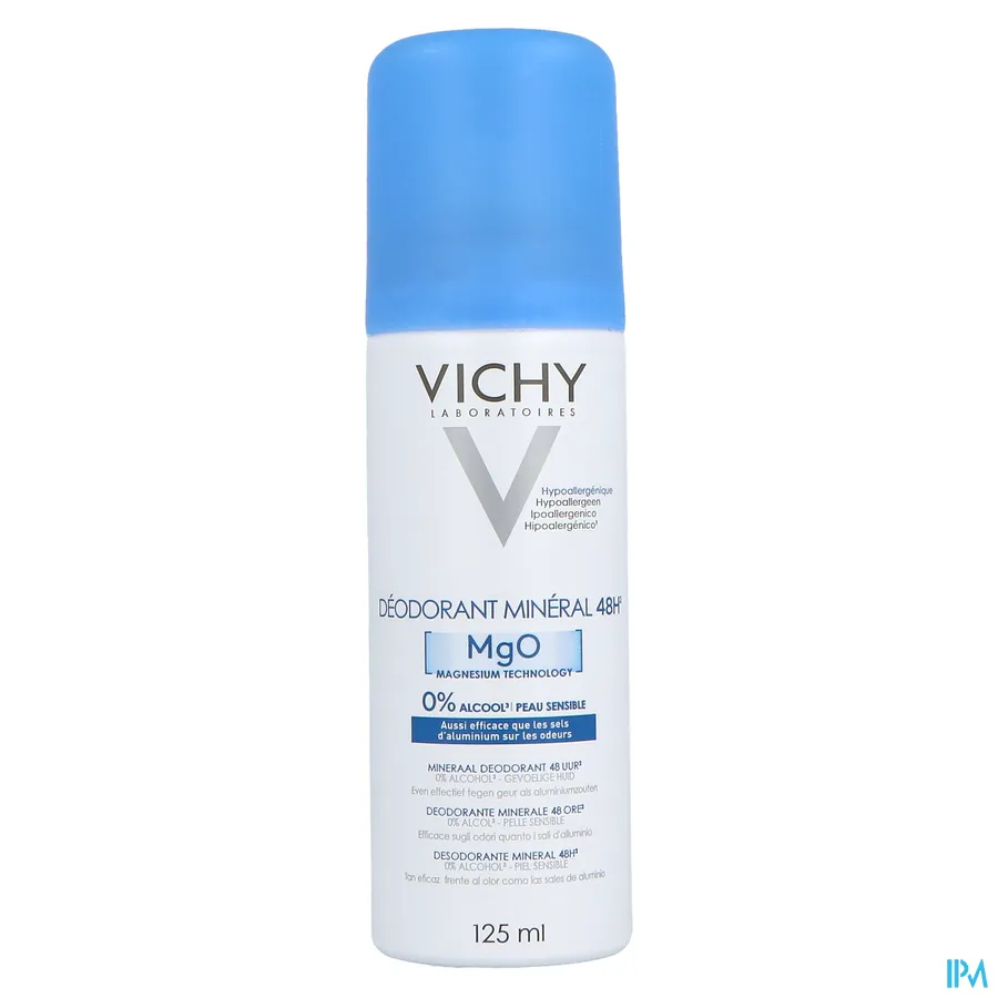 packshot van Vichy Mineraal Deodorant Spray 125 ml