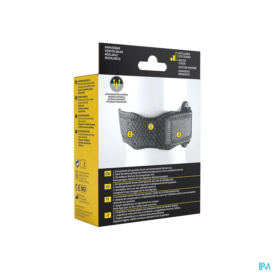 packshot van Futuro Sport Aanpasbare Kniebandage (Middelmatige Steun)
