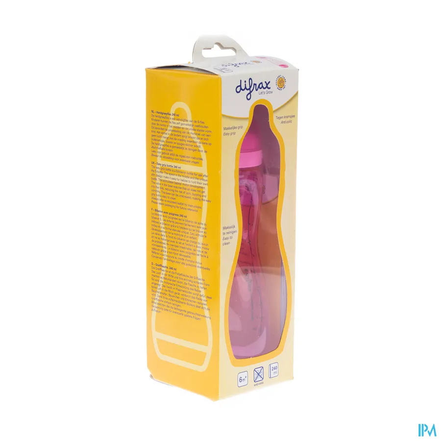 packshot van Difrax Handgreepfles Groot 250ml