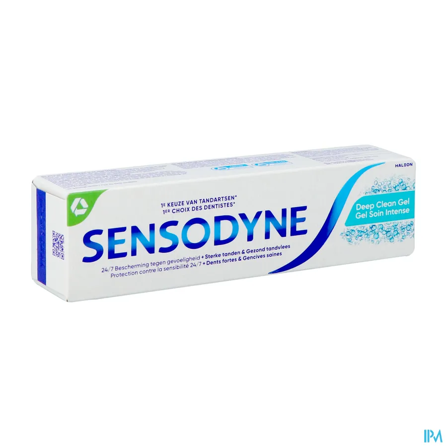 packshot van Sensodyne Deep Clean Gel Tandpasta 75 ml