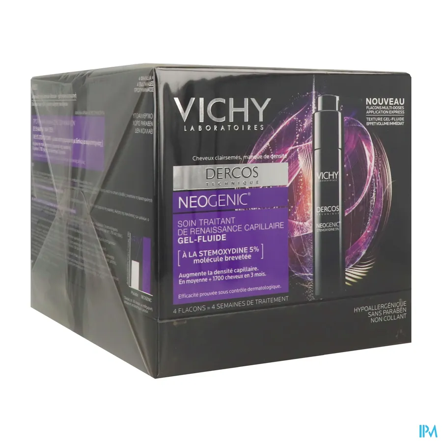 packshot van Vichy Dercos Neogenic Gel 4x42ml